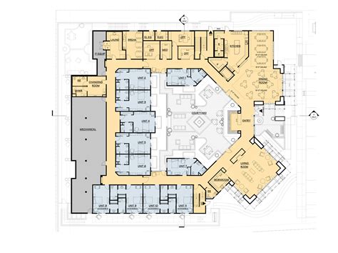 assisted living floor plan