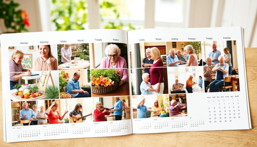 assisted living activities calendar