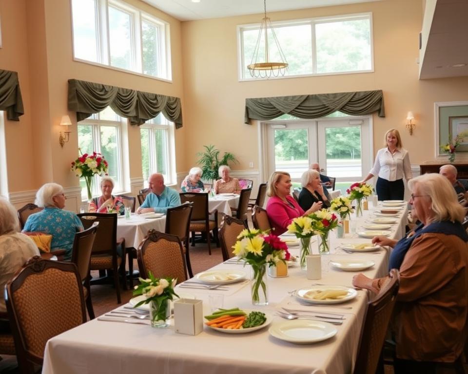 senior living facility dining